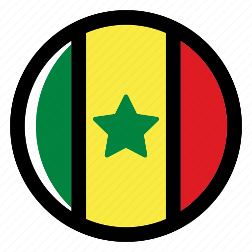 Senegal, flag, country, nation, national, flags, national flag icon - Download on Iconfinder