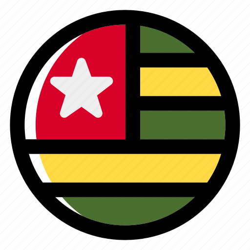 Togo, flag, country, nation, national, flags, national flag icon - Download on Iconfinder
