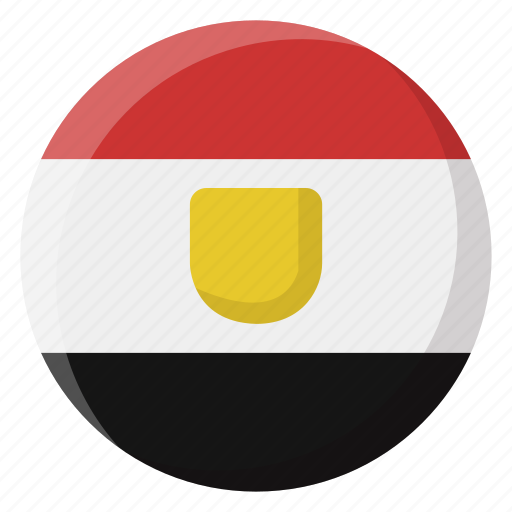 Egypt, egyptian, flag, country, nation, national, flags icon - Download on Iconfinder