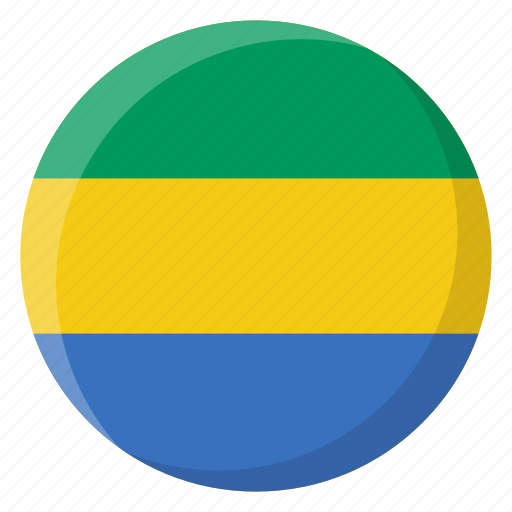 Gabon, flag, country, nation, national, flags, national flag icon - Download on Iconfinder