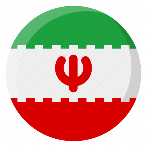 Iran, iranian, persian, flag, country, nation, national icon - Download on Iconfinder