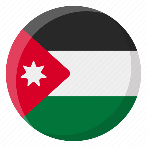 Jordan, flag, country, nation, national, flags, national flag icon - Download on Iconfinder