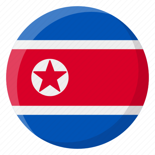 North korea, north korean, flag, country, nation, national, flags icon - Download on Iconfinder