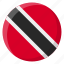 trinidad and tobago, flag, country, nation, national, flags, national flag, country flag, circle 