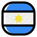 argentina, national, world, flag, country, nation, square