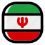 iran, national, world, flag, country, nation, square 