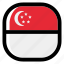singapore, national, world, flag, country, nation, square 