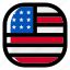 united states, national, world, flag, country, nation, square 