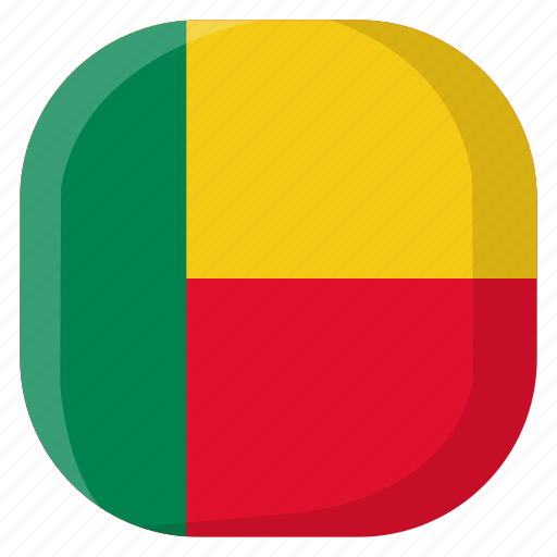 Benin, national, world, flag, country, nation, square icon - Download on Iconfinder