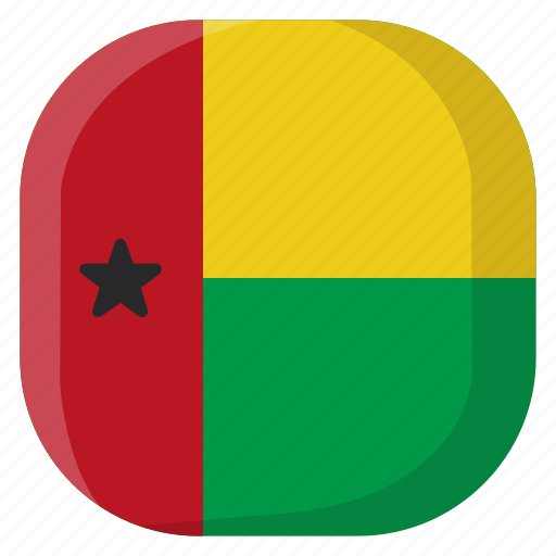 Guinea bissau, national, world, flag, country, nation, square icon - Download on Iconfinder