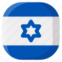 israel, national, world, flag, country, nation, square