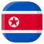 north korea, national, world, flag, country, nation, square 