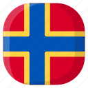 orkney islands, national, world, flag, country, nation, square