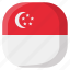 singapore, national, world, flag, country, nation, square 