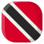 trinidad and tobago, national, world, flag, country, nation, square 