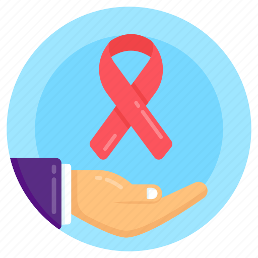Awareness ribbon, hiv awareness, hiv care, hiv ribbon, aids care icon - Download on Iconfinder