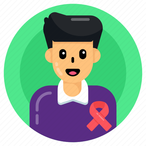Volunteer, aids day awareness, hiv mourning, man, hiv person icon - Download on Iconfinder