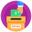 charity, money charity, donation, cash box, contribution 