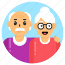 aged couple, old age couple, aged persons, spouse, old age partners