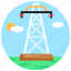 electric tower, electric pole, electric post, electric pillar, powerline 