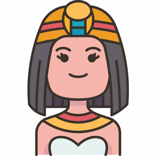 Egyptian, cleopatra, pharaoh, history, queen icon - Download on Iconfinder