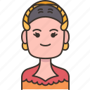 indonesian, batik, woman, ethnic, culture