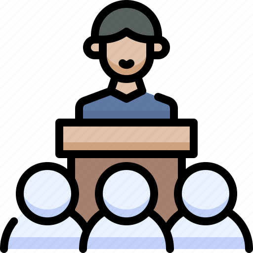 Communication, information, technology, seminar, conference, presentation, meeting icon - Download on Iconfinder
