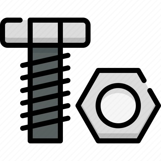 Construction, architecture, construction tools, building, architect, screw, bolt icon - Download on Iconfinder