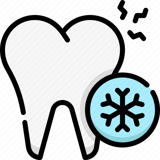 Dental care, dentistry, dentist, medical, tooth, freeze, cold icon - Download on Iconfinder