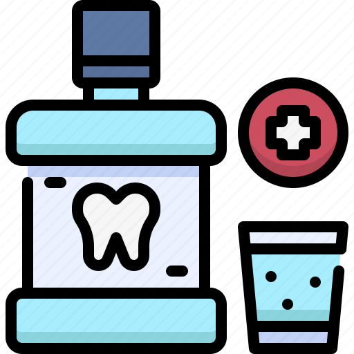 Dental care, dentistry, dentist, medical, tooth, mouth wash, bottle icon - Download on Iconfinder