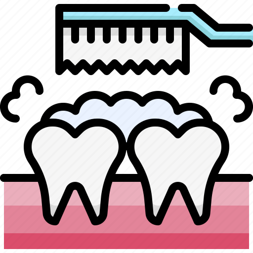 Dental care, dentistry, dentist, medical, tooth, tooth brushing, cleaning icon - Download on Iconfinder