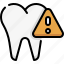 dental care, dentistry, dentist, medical, tooth, warning, alert, notification, checkup 