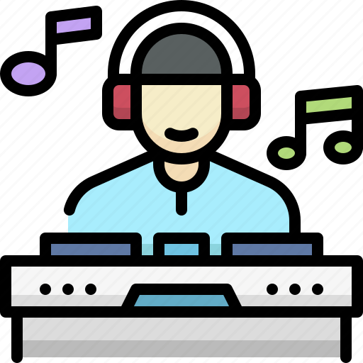 Party, event, celebration, decoration, disc jockey, disco, music icon - Download on Iconfinder