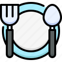 party, event, celebration, decoration, eating, spoon, fork, plate, eat