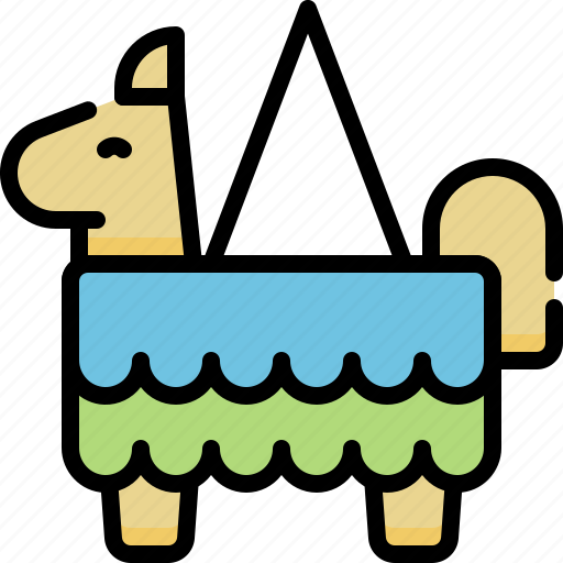 Party, event, celebration, decoration, pinata, candy, horse icon - Download on Iconfinder