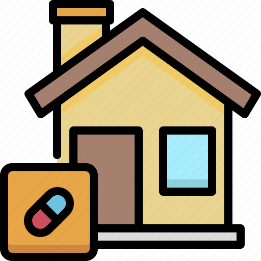 Pharmacy, medicine, medical, hospital, health, home, delivery icon - Download on Iconfinder