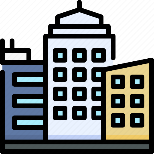Real estate, property, agent, city, building, office, company icon - Download on Iconfinder
