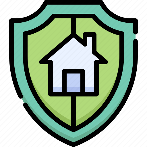 Real estate, property, agent, insurance, shield, protection, security icon - Download on Iconfinder