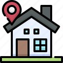 real estate, property, agent, location, pin, destination, map, home, address