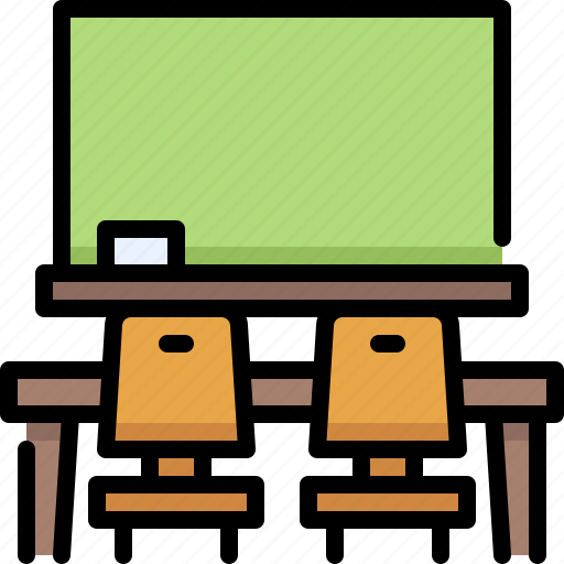 School, education, learning, study, classroom, class, blackboard icon - Download on Iconfinder