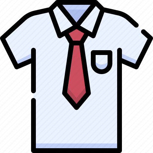 School, education, learning, study, uniform, clothes, shirt icon - Download on Iconfinder