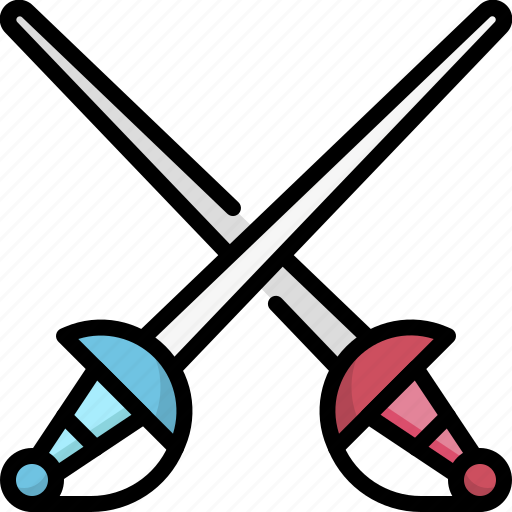 Sport, sports, game, athletics, competition, fencing icon - Download on Iconfinder