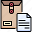 stationery, office, equipment, school, document envelope, file, document, data 