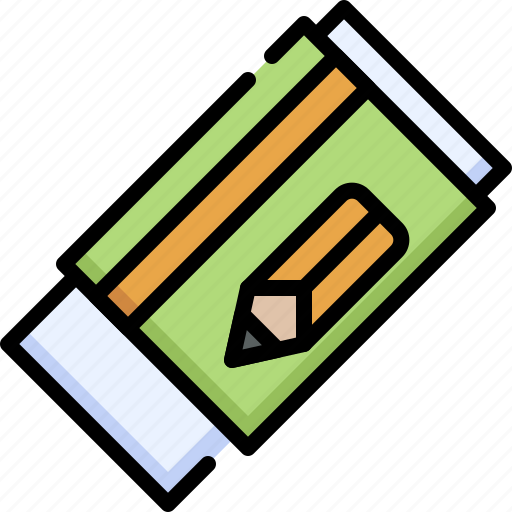 Stationery, office, equipment, school, eraser, rubber, remove icon - Download on Iconfinder