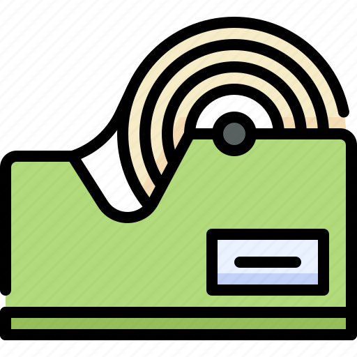 Stationery, office, equipment, school, tape, adhesive icon - Download on Iconfinder
