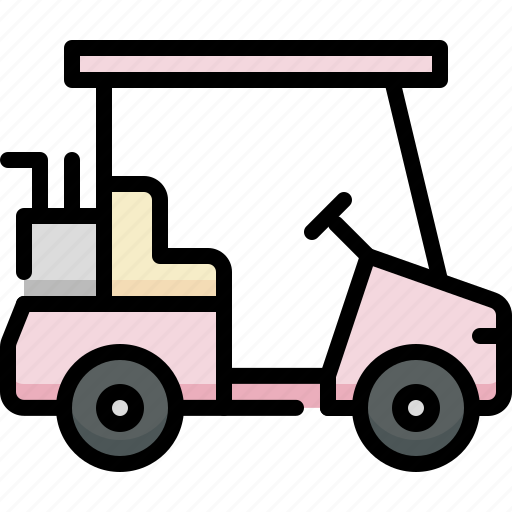 Transport, vehicle, transportation, golf car, golf cart, car, carrier icon - Download on Iconfinder
