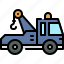 transport, vehicle, transportation, tow truck, truck, towing 