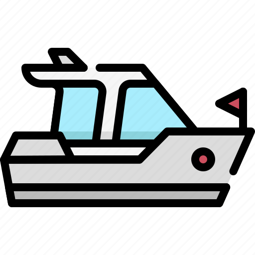 Transport, vehicle, transportation, yacht, ship, boat, cruise icon - Download on Iconfinder
