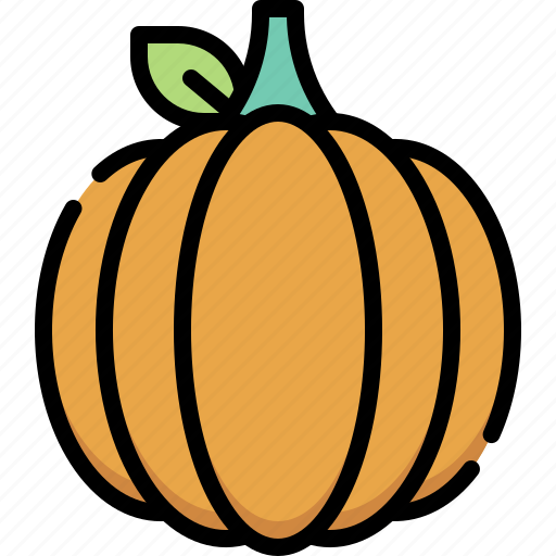Pumpkin, vegetable, fiber, food, fresh, farm, vegetarian icon - Download on Iconfinder