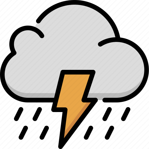 Weather, forecast, climate, cloud rain storm, cloud, rain, storm icon - Download on Iconfinder